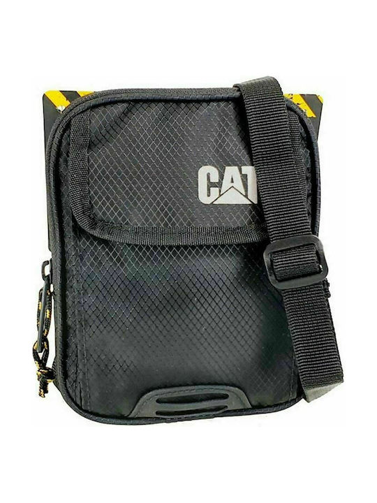 CAT Ανδρική Τσάντα Ώμου / Χιαστί σε Μαύρο χρώμα
