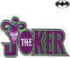 Joker Batman Purple Patch Sewing Supply 9.5x14.5cm S0723138