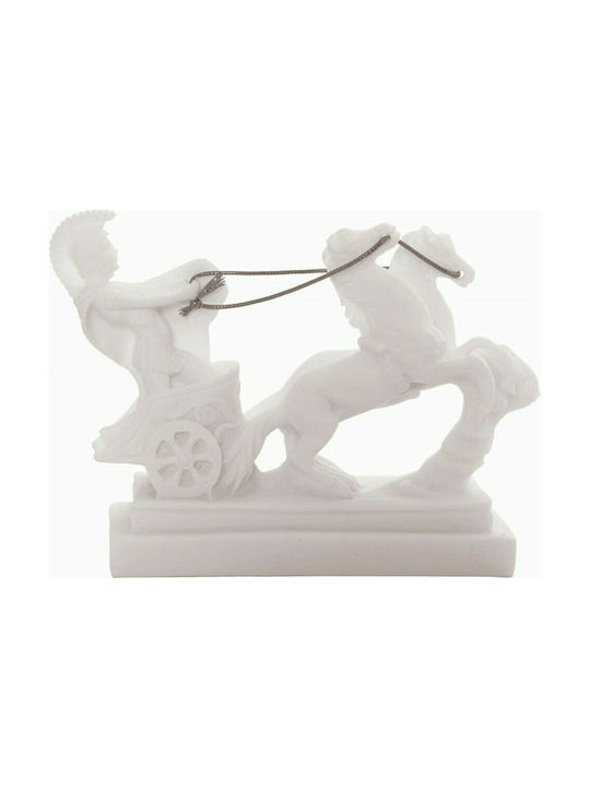 Chariot (Alabaster Statue White 16cm)