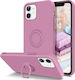 Roar Amber Задна корица Силикон Purple (iPhone ...