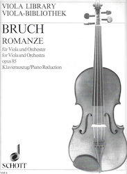 Schott Bruch - Romanze Op.85 Sheet Music for Viola / Piano