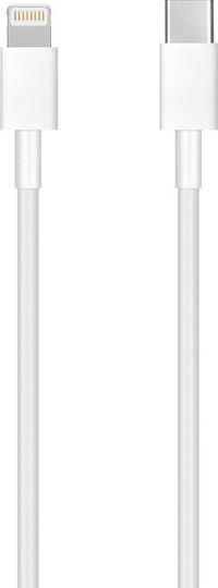 Partner Tele USB-C to Lightning Cable 18W Λευκό 1m
