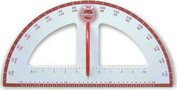 +Efo Protractor Plastic 39cm with Handle Panel