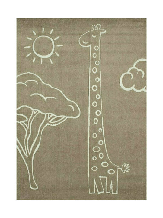 Koulis Carpets 1158a Kinder Teppich Beige 165x230cm Dicke 13mm
