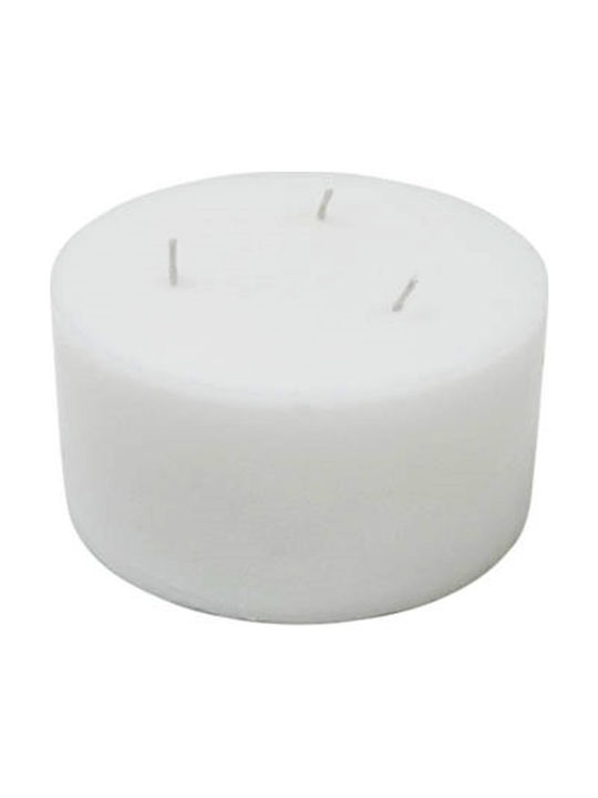 Marhome Decorative Candle White 15x7cm