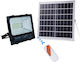 Invictus Solar LED Flutlicht 60W Kaltweiß 6000K mit Fernbedienung