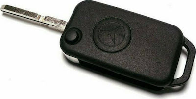 Κέλυφος Κλειδιού Αυτοκινήτου με Λάμα Αναδιπλούμενο με 1 Κουμπί για Mercedes Benz