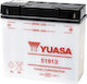 Yuasa Μπαταρία Μοτοσυκλέτας Yumicron 51913 με Χωρητικότητα 19Ah 12V 100 CCA