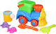 Eddy Toys Set Camion Mic De Plajă Cu Accesorii 8 Bucăți