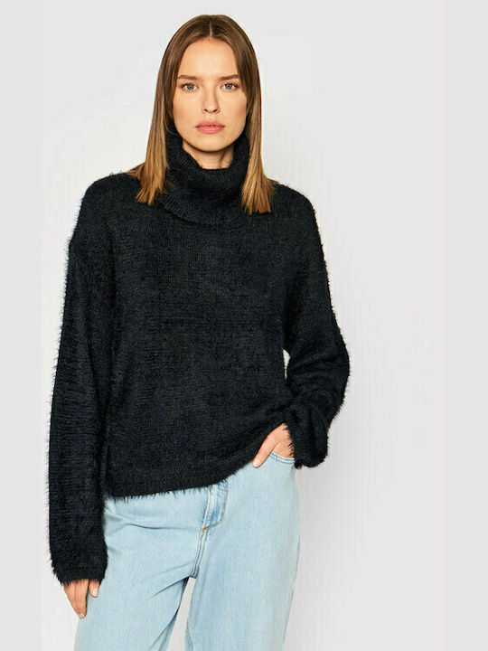 Vero Moda Women's Long Sleeve Sweater Turtleneck Black