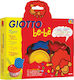 Giotto Bebe Σετ Δακτυλομπογιές 100ml 3τμχ