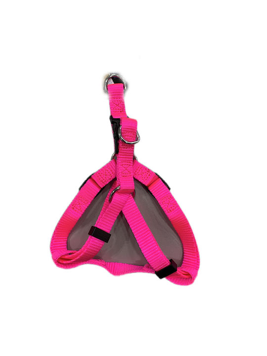 Pet Camelot Dog Harness Easy Walker 3501 Adjustable Pink 10mm x 25-35cm 3501-RO