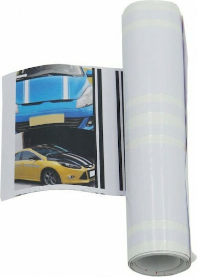 Car Stickers Stripes in White Color 1pcs
