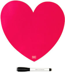 Legami Milano Heart Πίνακας Μαγνητικός / Μαρκαδόρου 25.5x23.5εκ.