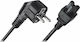 DMP Schuko - IEC C5 Kabel 1.5m Schwarz (DM-3800)