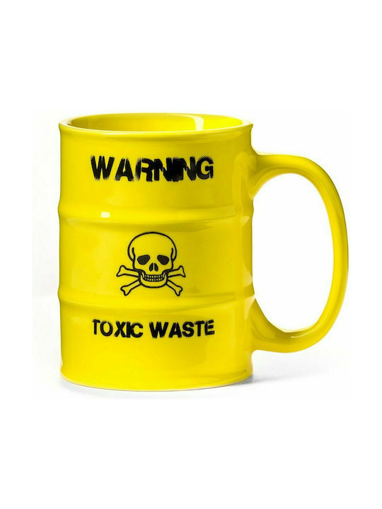 Toxic Waste Tasse Keramik Gelb 450ml 1Stück