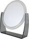 Double Sided Tabletop Makeup Mirror 14.5x14.5cm Gray