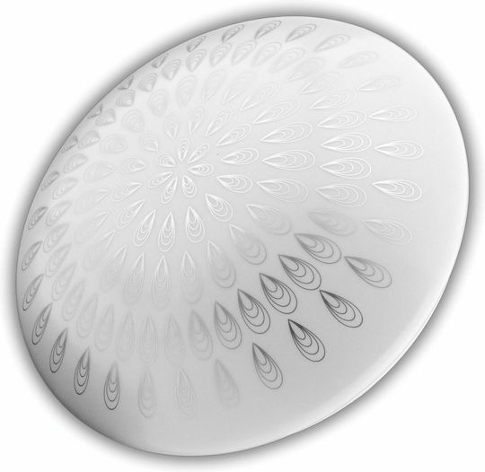 Avide ACLO33NW-18W-RD Ceiling Mount Light 33cm White with Integrated LED