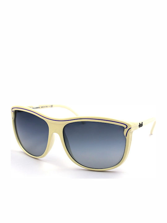 Dolce & Gabbana Ανδρικά Γυαλιά Ηλίου με Κίτρινο Κοκκάλινο Σκελετό και Μπλε Ντεγκραντέ Φακό DG8059 508/8G