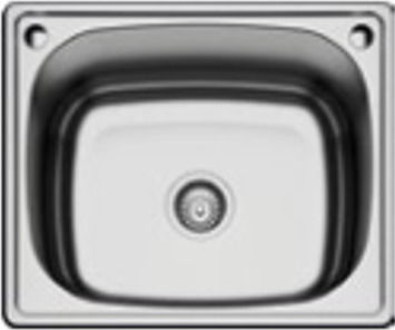 Geman Ένθετος Inox Σατινέ Μ60xΠ50cm Ασημί