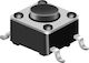 Muzik Button H:4.3mm Μαύρο