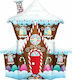 Balloon Foil Multicolour Gingerbread House