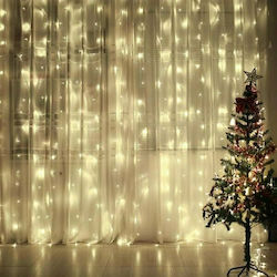 240 LED Curtain Lights 3m x 200cm Warm White 240 LED Curtain Lights 3m x 200cm Warm White