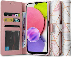 Tech-Protect Wallet Synthetisches Leder Marble (Galaxy A03s)