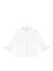 Kids One Color Shirt Long Sleeve White
