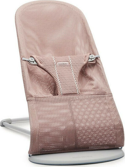BabyBjorn Balance Soft Mesh Χειροκίνητο Relax Μωρού Dusty Pink Mesh