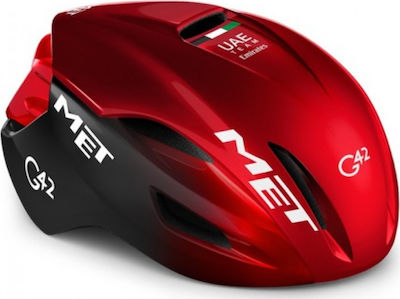 MET Manta UAE Κράνος Ποδηλάτου Δρόμου με Προστασία MIPS Κόκκινο Limited Edition 2021