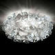 Slamp Clizia Large Fume Ceiling Mount Light Transparent with Socket E27