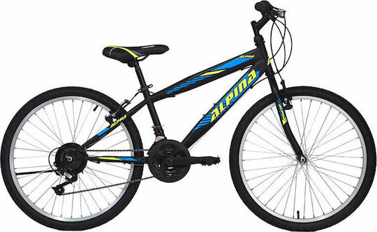 Alpina Alpha 26" 2021 Schwarz Mountainbike mit 21 Gängen