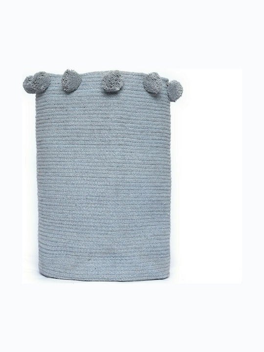 Palamaiki Fountain Decorative Basket Fabric with Handles Steel With Handles 30x30x40cm