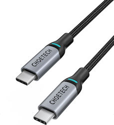 Choetech USB 2.0 USB-C male - USB-C 100W 1.8m (MIX00073) 2τμχ Choetech USB 2.0 USB-C male - USB-C 100W 1.8m (MIX00073) 2τμχ