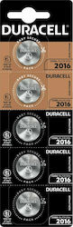 Duracell Long Lasting Power Батерии Литий CR2016 3V 5 броя