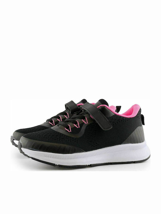 233 Παιδικά Sneakers με Σκρατς Μαύρα