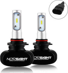 NovSight Lămpi Autoturismului HB3-9005 LED 6500K Alb rece 50W 2buc