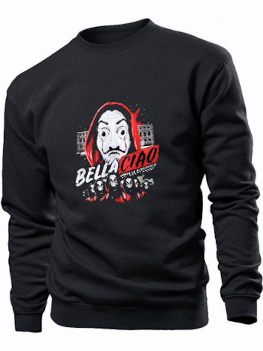 Keya Bella Ciao Somos La Resistencia Sweatshirt La Casa de Papel Schwarz
