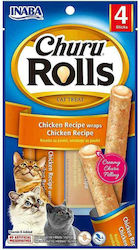 Inaba Churu Rolls Λιχουδιές με Κοτόπουλο με Κοτ...