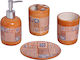 Etoile PT-652 Glass Bathroom Accessory Set Multicolour 3pcs
