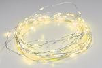 100 Светлини LED 10m. Топъл бял тип Лента 1бр