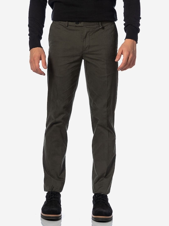 Sogo Trousers Chino in Regular Fit Oil