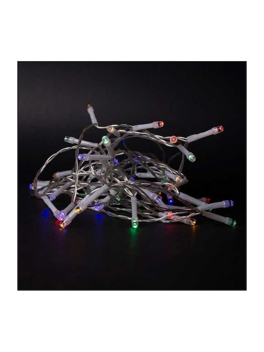 10 Lichterketten LED 1m. Mehrfarbige Batterie i...