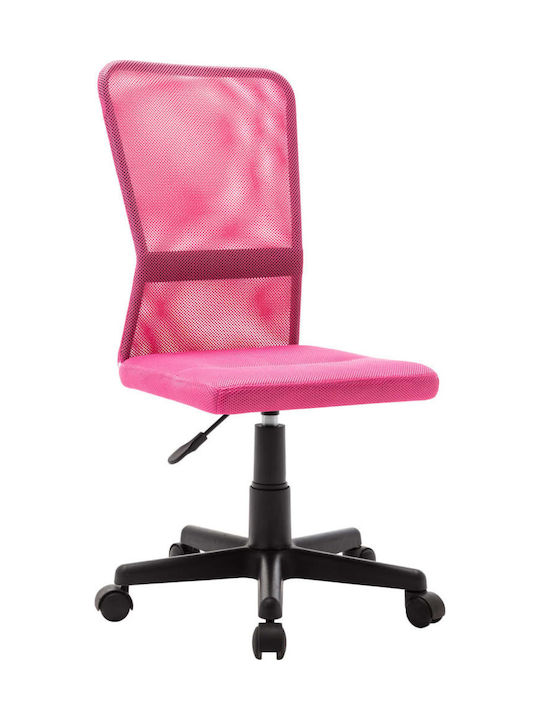 Καρέκλα Γραφείου με Μπράτσα Ροζ vidaXL