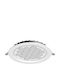 Elvhx Στρογγυλό Χωνευτό LED Panel 34.5W με Φυσικό Λευκό Φως 4000K 21.6εκ.