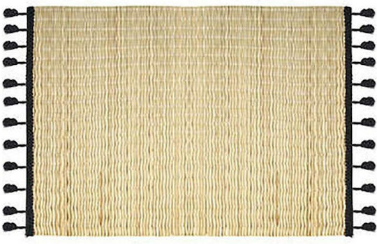 Atmosphera Platzdeckchen Korbweide Schwarz 45x30cm 1Stück