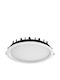 Elvhx Round Recessed LED Panel 28W with Cool White Light 6500K 22.1cm