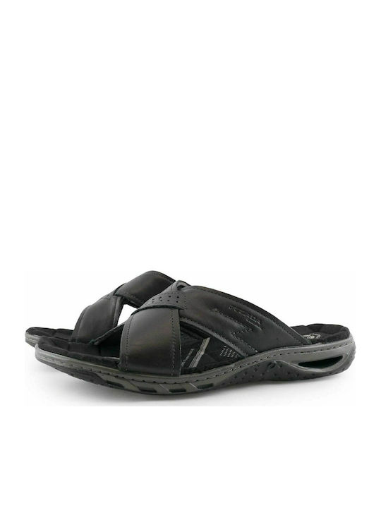 131661 Pegada Men's sandals BLACK