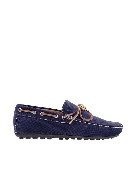 Men's Damiani Moccasins - BLUE (damiani-814 BLUE)